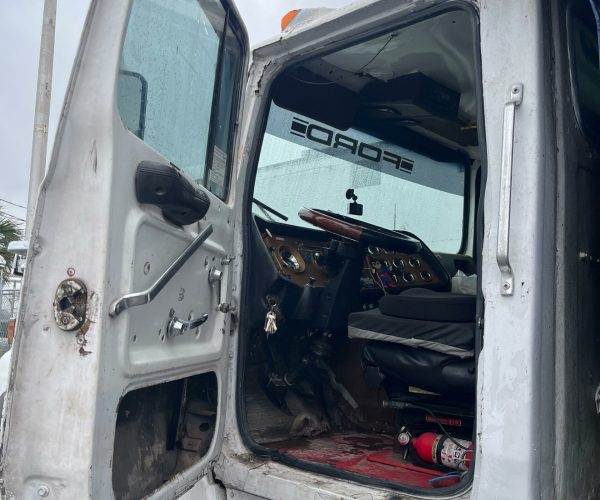 1994 L8000 DUMP TRUCK TRIP AXLE 16FTX 5FT WITH TARP 014