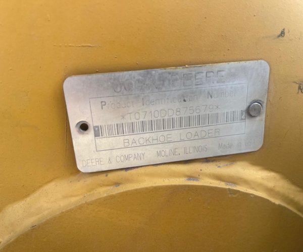 1996 JOHN DEERE 710D BACKHOE OPEN 4X2 OPEN CAB 009