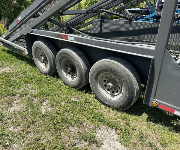 1998 FREIGHTLINER FL80 WITH FIFTH WHEEL WITH 2000 KAUFMAN CAR CARRIER 011
