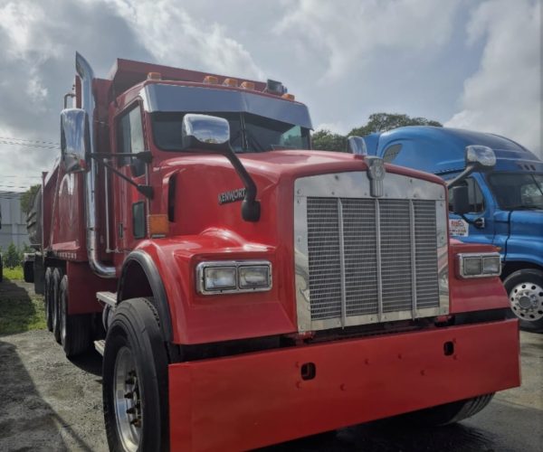 1998 KENWORTH W900 DUMP TRUCK 4X4 TRI-AXLE 001