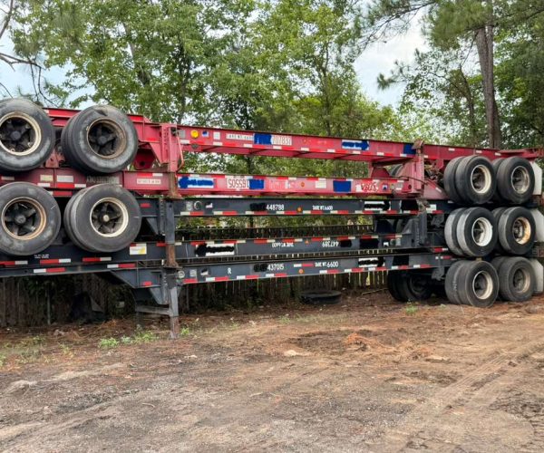 1999 40FT CONTAINER CHASSIS 11R22.5 & SPOKE WHEELS 001