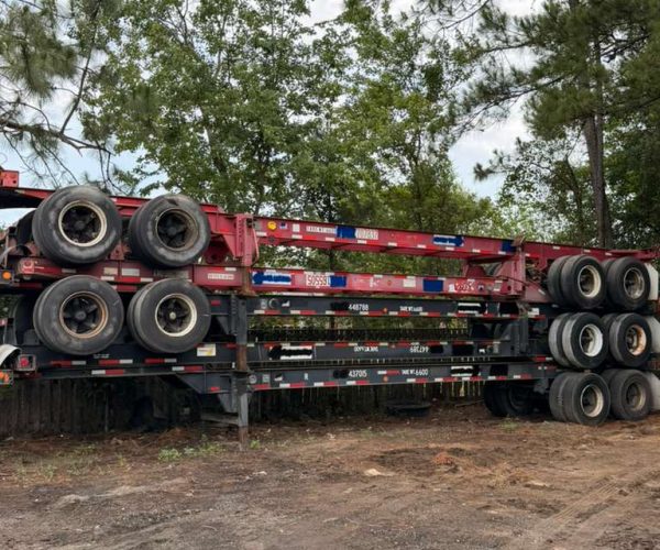 1999 40FT CONTAINER CHASSIS 11R22.5 & SPOKE WHEELS 002