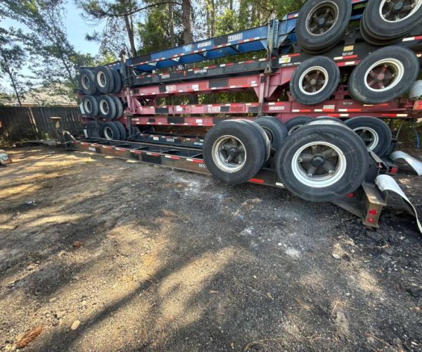 1999 TO 2000 40FT CONTAINER CHASSIS 11R22.5 & SPOKE WHEELS 001