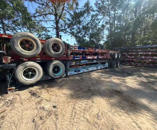 1999 TO 2000 40FT CONTAINER CHASSIS 11R22.5 & SPOKE WHEELS 003