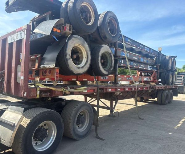 1999 TO 2000 40FT CONTAINER CHASSIS 11R22.5 & SPOKE WHEELS 004