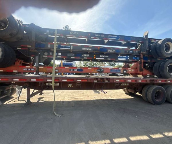 1999 TO 2000 40FT CONTAINER CHASSIS 11R22.5 & SPOKE WHEELS 005