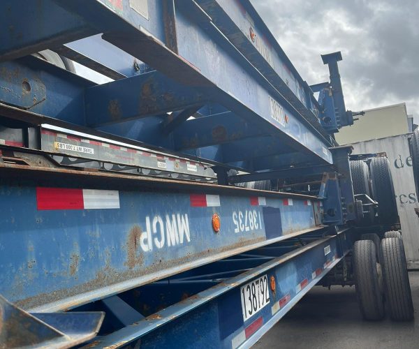 2001 CHASSIS CONTAINERS 40FT WITH 11R22.5 MILIMETRIC WHEELS 005