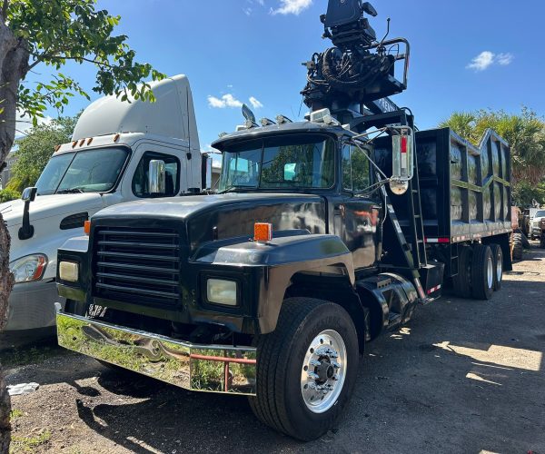 2001 MACK RD PRENTICE 120E GRAPPLE TRUCK 3.000 LBS LIFTING 001