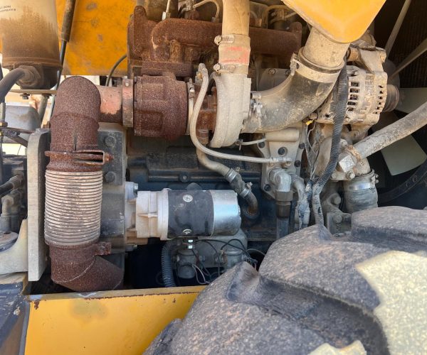 2001 STONE RHINO SD66 SINGLE DRUM VIBRATORY ROLLER 66 IN SMOOTH DRUM DIESEL ENGINE 005