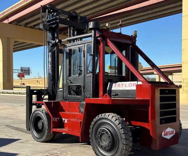 2001 TAYLOR TX180 FORKLIFT DIESEL 18.000 LB CAB HEAT 002