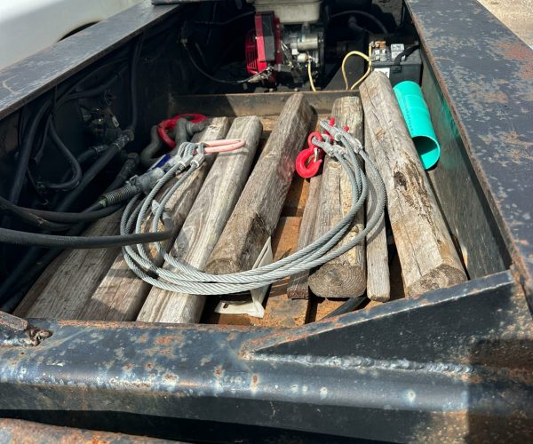 2001 WITZCO RG52 CHALLENGER 50 TONS GOOSE NECK DETACHABLE LOW BOY TRI-AXLE TRAILER 011