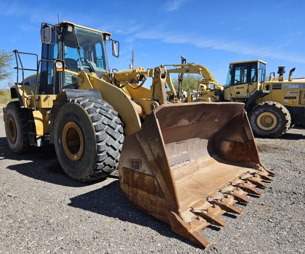 2002 CATERPILLAR 966G WHEEL LOADER WORKING GOOD ENCLOSED CAB 001