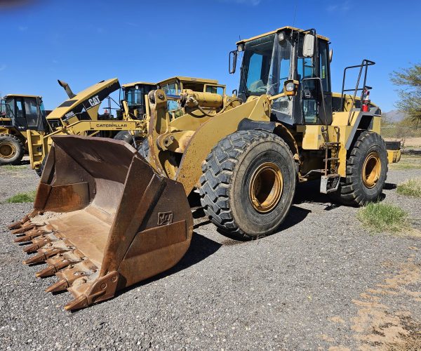 2002 CATERPILLAR 966G WHEEL LOADER WORKING GOOD ENCLOSED CAB 002