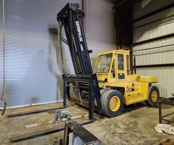 2002 CATERPILLAR DP150 FORKLIFT DIESEL 33.000 LB HEAVY DUTY FORKLIFT 002