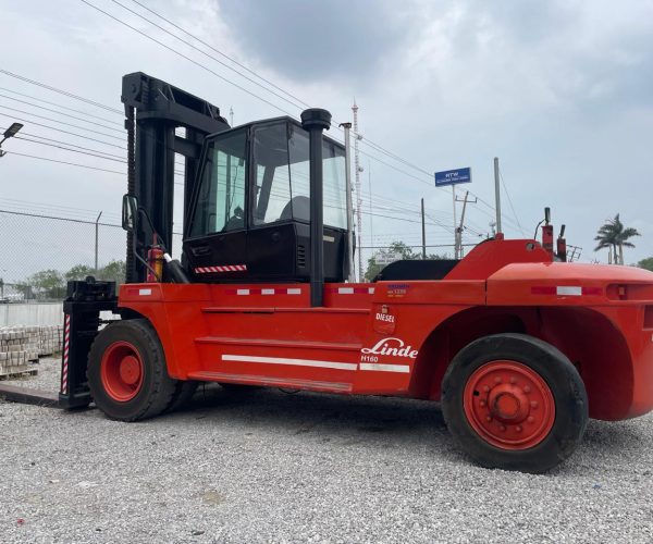 2002 FORKLIFT LINDE H160 ENCLOSED CAB 16 TONS 001