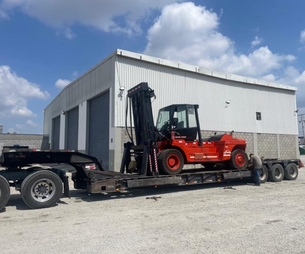 2002 FORKLIFT LINDE H160 ENCLOSED CAB 16 TONS 004