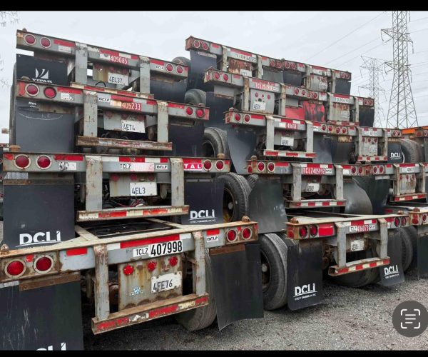 2003 CHASSIS CONTAINER 40FT WHIT 11R22.5 WHEELS 006
