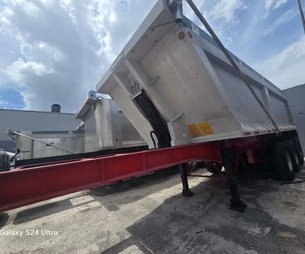 2003 MONTONE ALUMINUM DUMP TRAILER 24X28 FT 002