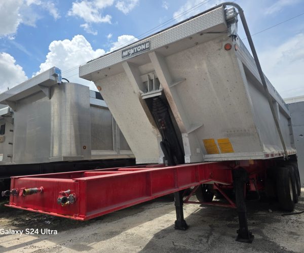 2003 MONTONE ALUMINUM DUMP TRAILER 24X28 FT 003
