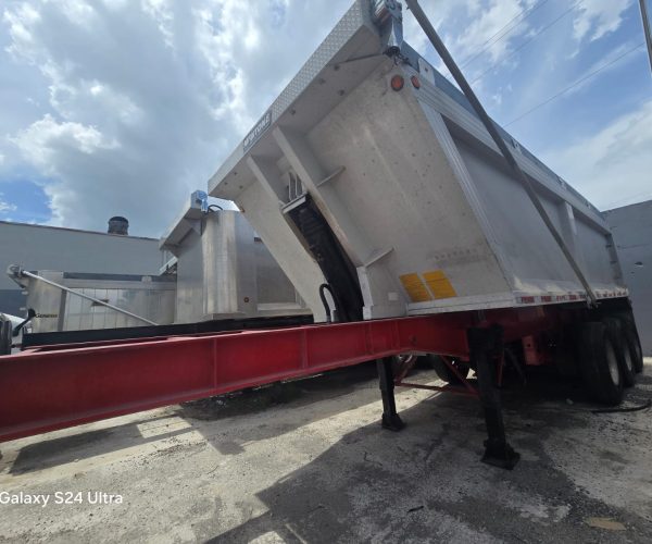 2003 MONTONE ALUMINUM DUMP TRAILER 24X28 FT 004