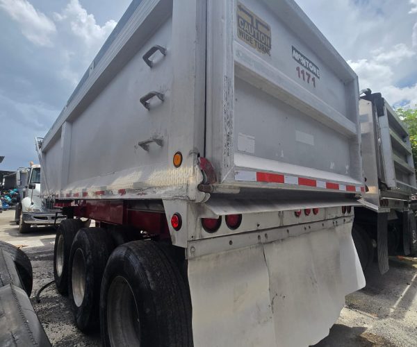 2003 MONTONE ALUMINUM DUMP TRAILER 24X28 FT 006