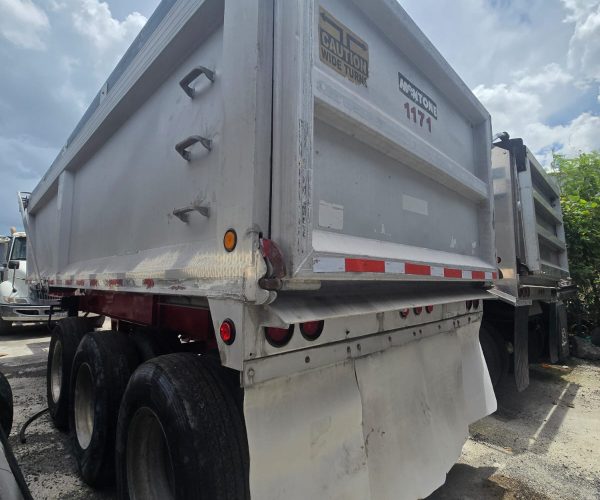 2003 MONTONE ALUMINUM DUMP TRAILER 24X28 FT 008