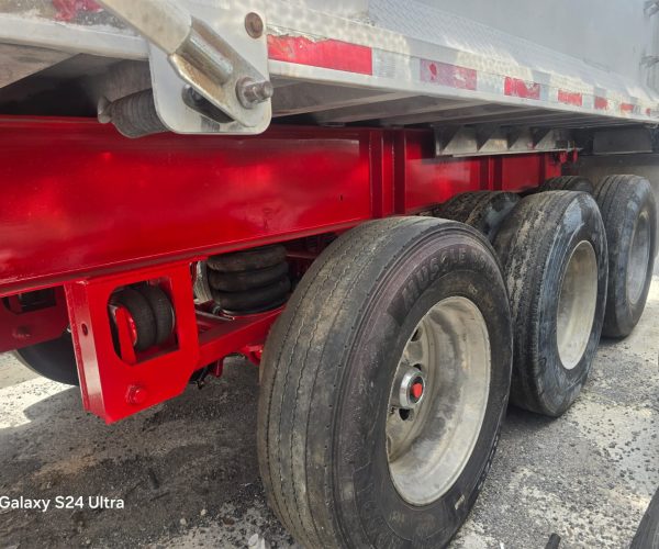 2003 MONTONE ALUMINUM DUMP TRAILER 24X28 FT 012