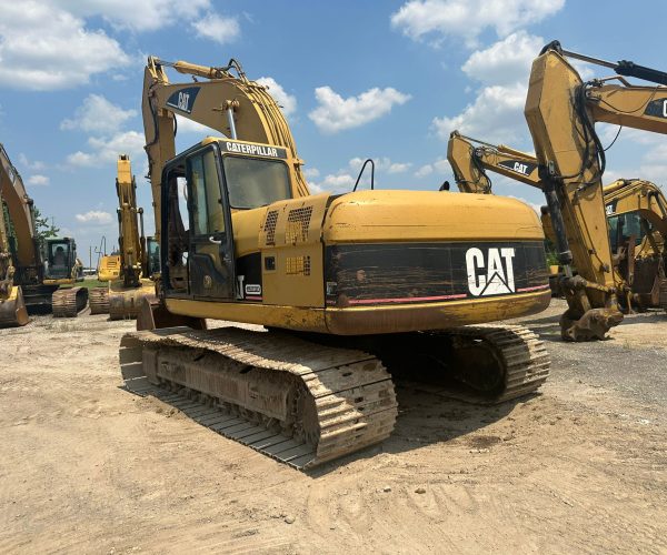 2004 CATERPILLAR 320CL TRACKED EXCAVATOR CAB HYDRAULIC THUMB 004