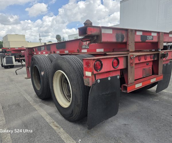 2005 & 2006 20 FT CONTAINER CHASSIS 20FT WITH SLIDING AXLES & 11R22.5 002
