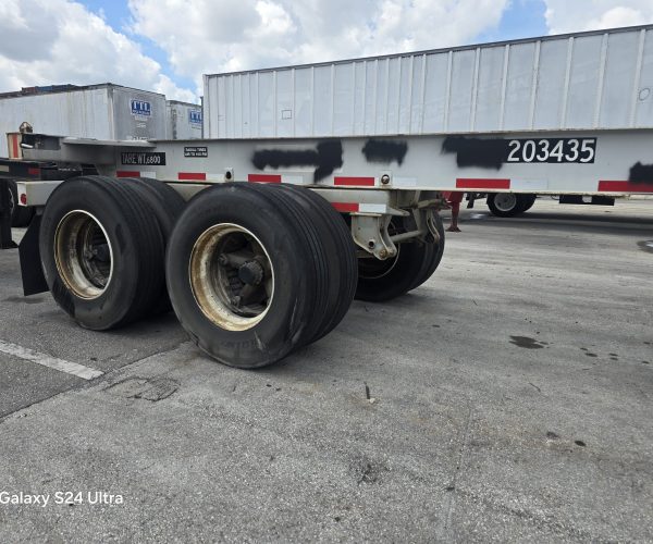 2005 & 2006 20 FT CONTAINER CHASSIS 20FT WITH SLIDING AXLES & 11R22.5 010