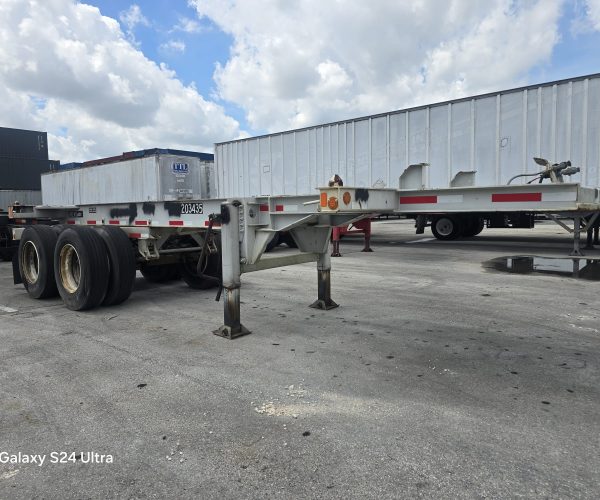 2005 & 2006 20 FT CONTAINER CHASSIS 20FT WITH SLIDING AXLES & 11R22.5 011