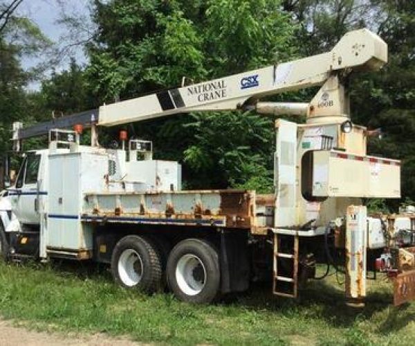 2005 INTERNACIONAL 7400 NATIONAL CRANE 400B STRAIGHT BOOM 004