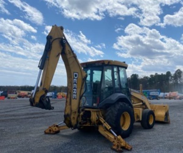 2005 JOHN DEERE 410G BACKHOE 4X2 ENCLOSED CAB, 93 IN LOADER BUCKET 003