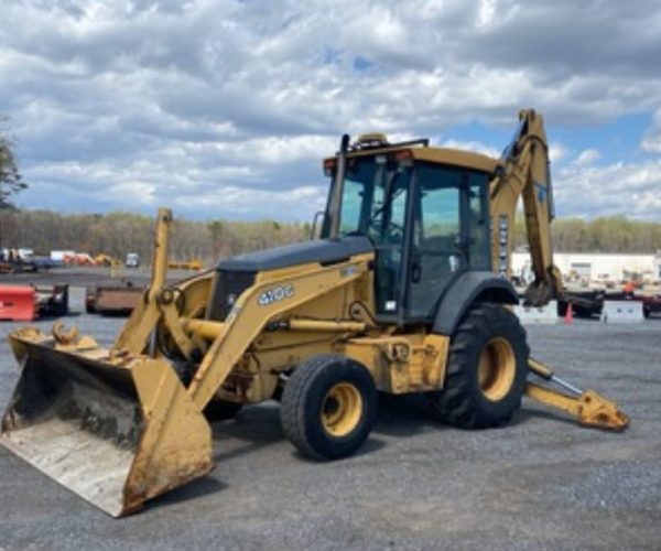 2005 JOHN DEERE 410G BACKHOE 4X2 ENCLOSED CAB, 93 IN LOADER BUCKET 004