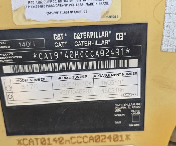 2006 CATERPILLAR MOTOR GRADER ENCLOSED CAB W REAR RIPPERS GPS EQUIPPED 008