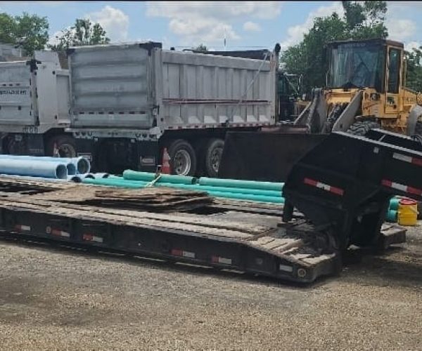 2006 CHALLENGER LOW 60 TONS TRI-AXLE DETACHABLE 26FT DECK 001