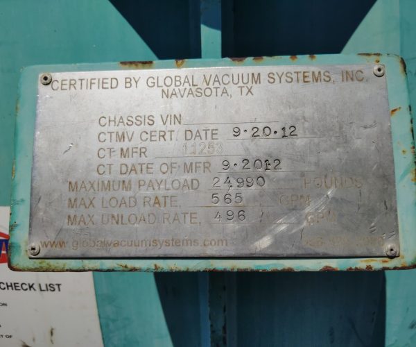 2006 VACUUM TRUCK MACK CHN613 GLOBAL SYSTEM NEEDS BLOWER 020