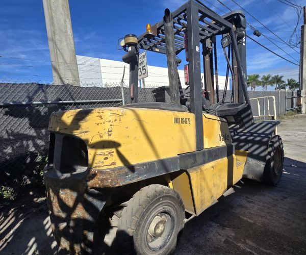 2006 YALE GDP100 DIESEL FORKLIFT 10,000 LB CAPACITY MAST 2 STAGE NUEVAS 004