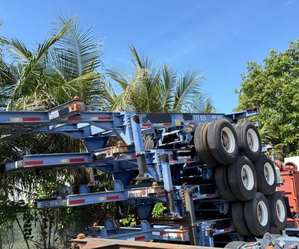 2007 CHASSIS CONTAINERS 20FT 11R22.5 TIRES & SPOKE WHEELS 002