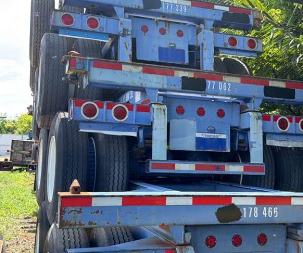 2007 CHASSIS CONTAINERS 20FT 11R22.5 TIRES & SPOKE WHEELS 003