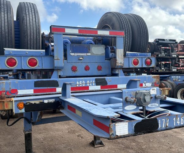 2007 CHASSIS CONTAINERS 20FT 11R22.5 TIRES & SPOKE WHEELS 005