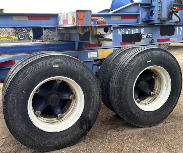2007 CHASSIS CONTAINERS 20FT 11R22.5 TIRES & SPOKE WHEELS 006
