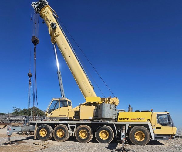 2007 GROVE GMK 5165, CRANE 165 TON, 197FT BOOM 002