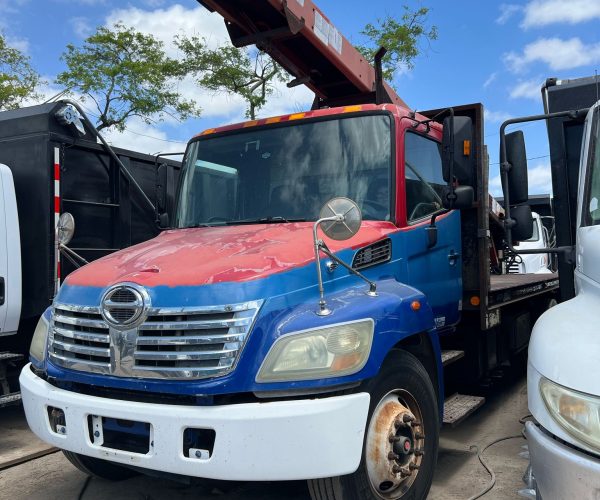 2007 HINO CLEASBY ROOFING CONVEYOR TRUCK 001