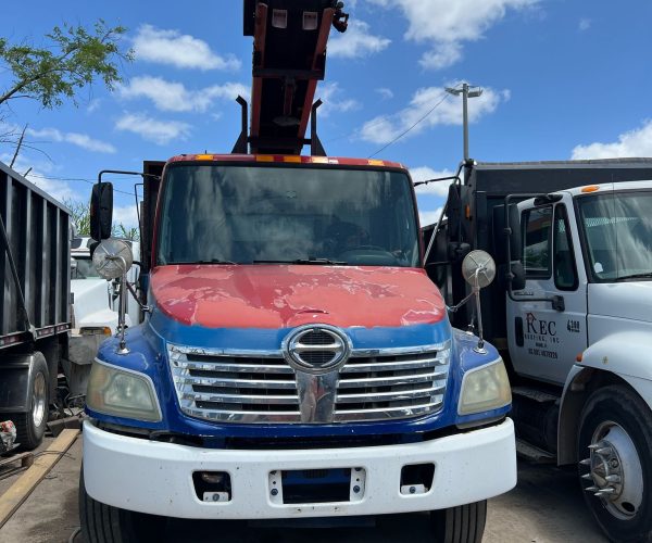 2007 HINO CLEASBY ROOFING CONVEYOR TRUCK 003