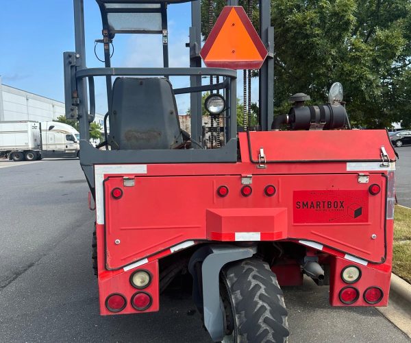2007 INTERNATIONAL DAY CAB MOFFETT M5500 W FORKLIFT PIGGYBACK 5.500 LB CAPACITY 019