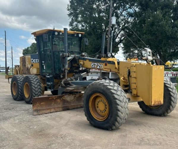 2008 JOHN DEERE 672D AWD MOTOR GRADER CAB 001