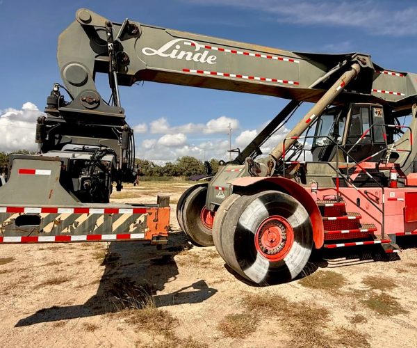 2008 LINDE C4531TL 45 TON CONTAINER REACHSTACKER CAB 002