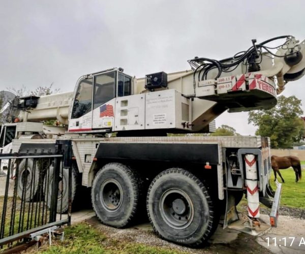 2008 TEREX AC 80 CAPACITY 100 TONS ALL TERRAIN HYDRAULIC TRUCK CRANE 002