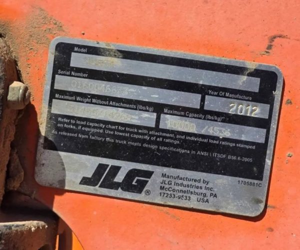 2010 JLG SKY TRACK 10054 005
